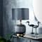 Blue Glass Transitional Table Lamp, 20" x 13" x 13"